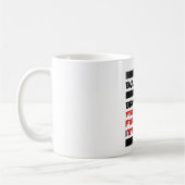 Böller statt Brot ! コーヒーマグカップ (左)