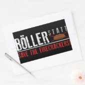 Böller statt Brot ! 長方形シール (封筒)