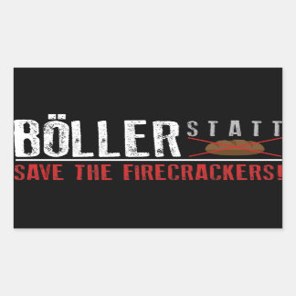 Böller statt Brot ! 長方形シール