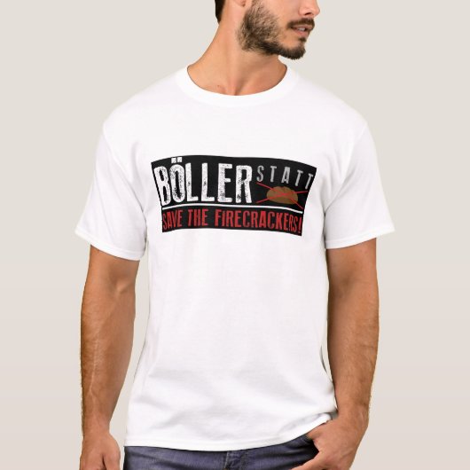 Böller statt Brot ! Tシャツ (正面)