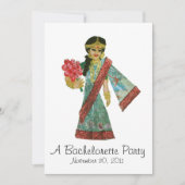 Bollywoodのバチェロレッテの招待 招待状 (正面)