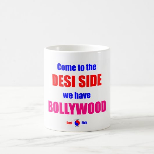Bollywoodのマグ コーヒーマグカップ (中央)