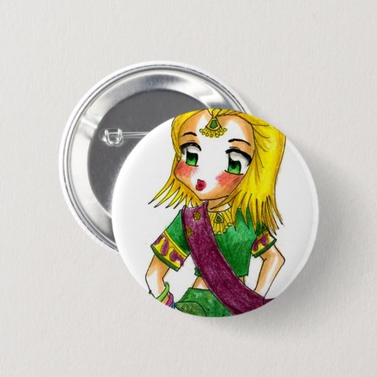 Bollywood -ジェマ 缶バッジ (正面&裏面)