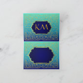 Bollywood Arabian Nights Thank You Note Card サンキューカード (内部)