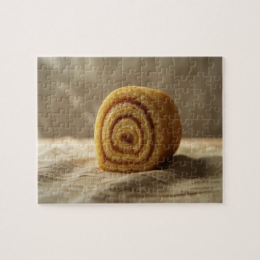 Bolo de Rolo Cake Brazil Tasty Food Photo ジグソーパズル (横)