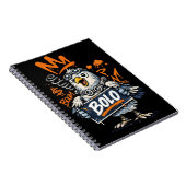 Bolo Graffiti Bird Spiral Notebook ノートブック (右側)