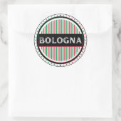 Bologna City Pride Emblem – Italian Identity ラウンドシール (バッグ)