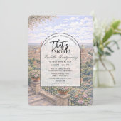 Bologna Italian Themed Bridal Shower 招待状 (スタンド正面)