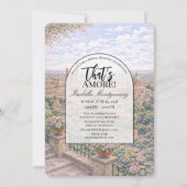 Bologna Italian Themed Bridal Shower 招待状 (正面)