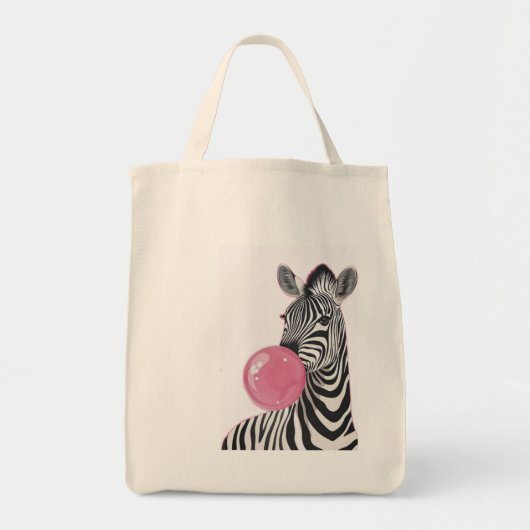 Bolsa Animal Print zebra トートバッグ (正面)