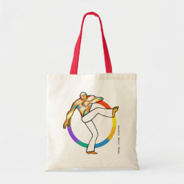 Bolsa Básica com estamparia das cordas トートバッグ