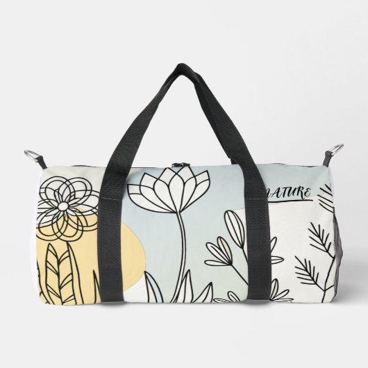 Bolsa de accesorios, naturaleza  ダッフルバッグ (正面)