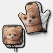 Bolsa de la compra reutilizable 鍋つかみ&鍋敷きセット (正面/裏面)