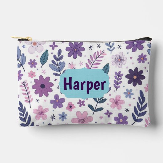 Bolsa de Maquillaje Wild Flowers アクセサリーポーチ (正面)