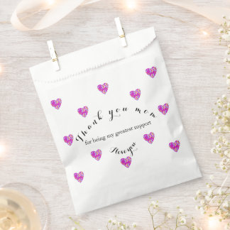 Bolsa de papel para regalar a mamá フェイバーバッグ