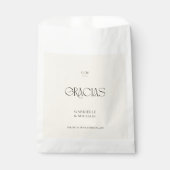 Bolsa de Recuerdo de Boda Español Gracias フェイバーバッグ (正面)