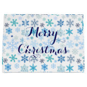 Bolsa de Regalo Copos de Nieve ラージペーパーバッグ (正面)