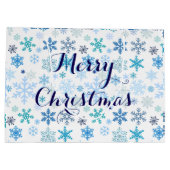 Bolsa de Regalo Copos de Nieve ラージペーパーバッグ (裏面)