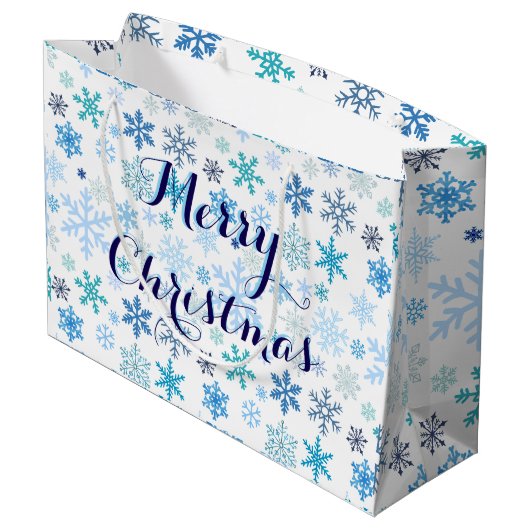 Bolsa de Regalo Copos de Nieve ラージペーパーバッグ (裏面アングル)