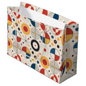 Bolsa de regalo diseño geométrico ラージペーパーバッグ (正面アングル)