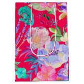 Bolsa de regalo floral ミディアムペーパーバッグ (裏面)