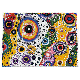 Bolsa de Regalo Grande con Estampado Psicodélico ラージペーパーバッグ