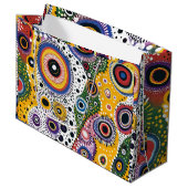 Bolsa de Regalo Grande con Estampado Psicodélico ラージペーパーバッグ (正面アングル)