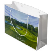 Bolsa de regalo para tienda de golf ラージペーパーバッグ (裏面アングル)