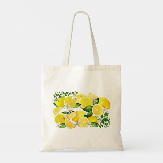 Bolsa De Tela Acid Lemons from Calabria トートバッグ (裏面)