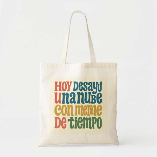 Bolsa de tela Desayuno surrealista トートバッグ (正面)
