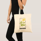 Bolsa de tela estampado de flor Monterón トートバッグ (正面(商品))