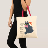 Bolsa de tela Gato ¡Me llamo Calcetines! トートバッグ (正面(商品))