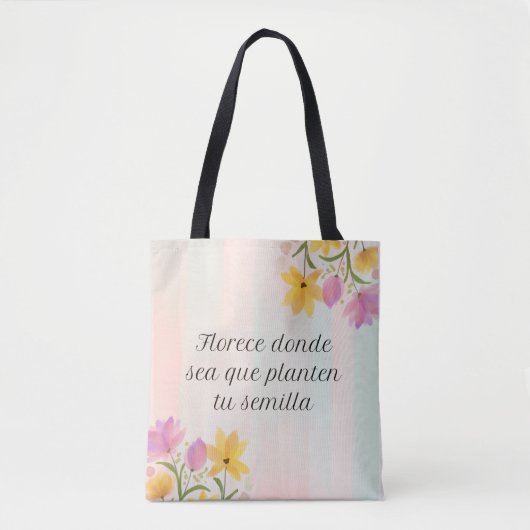Bolsa de tela reutilizable cute & good vibes トートバッグ (正面)