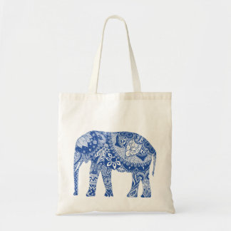 Bolsa económica con elefante トートバッグ