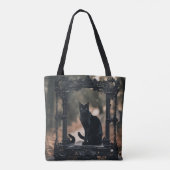  "Bolsa Elegante Black Cat: La Armonía   トートバッグ (裏面)