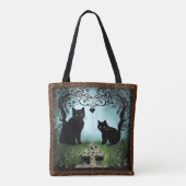  "Bolsa Elegante Black Cat: La Armonía   トートバッグ (裏面)