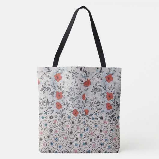 Bolsa florais artístico トートバッグ (正面)