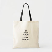 Bolsa Keep Calm Panda トートバッグ (正面)