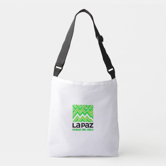 Bolsa La Paz ciudad del cielo クロスボディバッグ (正面)