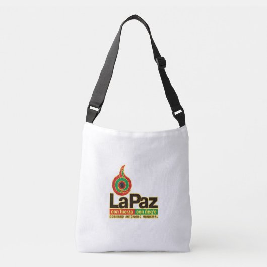Bolsa La Paz con fuerza con ñeqe クロスボディバッグ (正面)