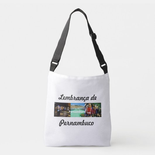 Bolsa lembrança de Pernambuco クロスボディバッグ (正面)