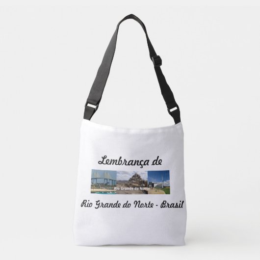 Bolsa lembrança de Rio Grande do Norte Brasil クロスボディバッグ (正面)