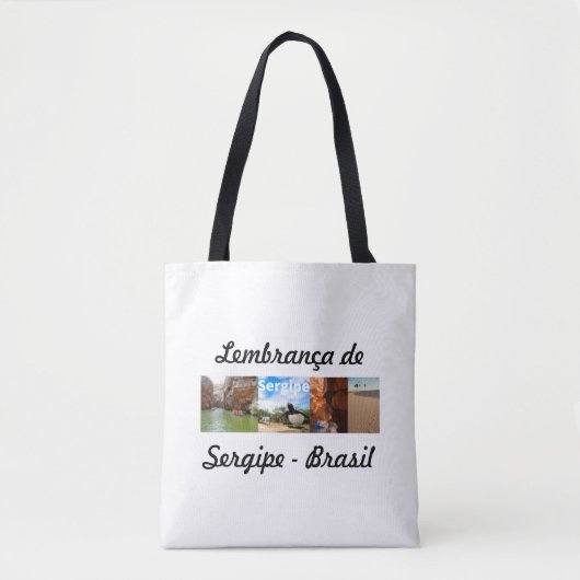 Bolsa lembrança de Sergipe Brasil トートバッグ (正面)
