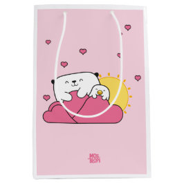 Bolsa para regalo Mostropi│Opi y Kipi Valentín ミディアムペーパーバッグ