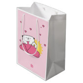 Bolsa para regalo Mostropi│Opi y Kipi Valentín ミディアムペーパーバッグ (裏面アングル)