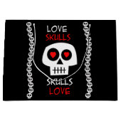 Bolsa Presente GR Skulls ラージペーパーバッグ (正面)