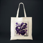 Bolsa Tote Arte Nocturno Abstracto トートバッグ<br><div class="desc">Una bolsa tote con diseño inspirado en la biodiversidad nocturna,  combinando misterio,  elegancia y funcionalidad para el uso diario.</div>