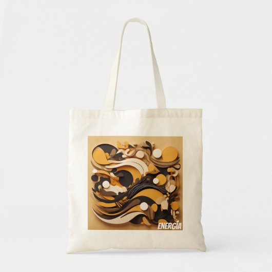 Bolsa Tote Arte Solar Abstracto トートバッグ (正面)