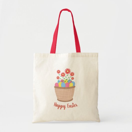 Bolsa tote de Páscoa (Happy Easter) トートバッグ (正面)