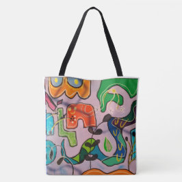 Bolsa tote, estampa em toda a área, Bolsa Tote de トートバッグ